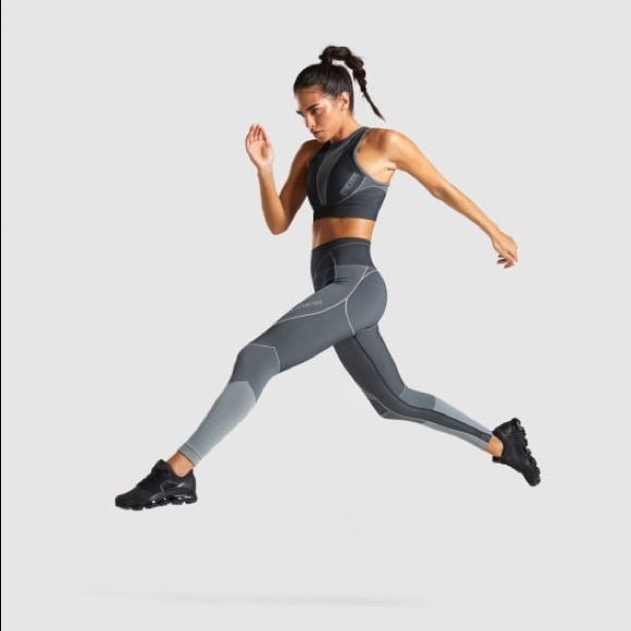 NEW Gymshark Turbo Seamless Leggings, Black, small - Picture 4 of 6